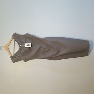 Muxxn Boutique NWT Medium Grey Dress with Slit in Back